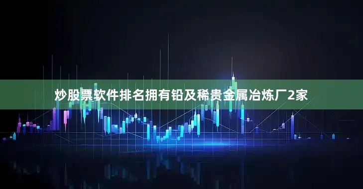 炒股票软件排名拥有铅及稀贵金属冶炼厂2家